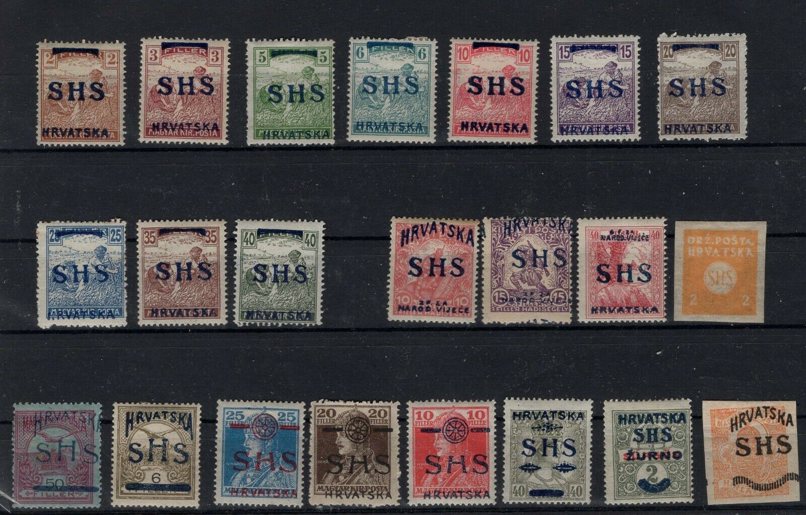 Yugoslavia Croatia Shs 1918 - Collection Of Full Sets !