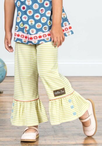 Matilda Jane Adventure Begins Library Book Big Ruffles Pants Girls Size 4 Nwt