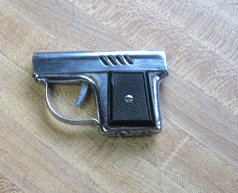 Vintage Fly-pistol Corona Cigarette Lighter Gun Works!