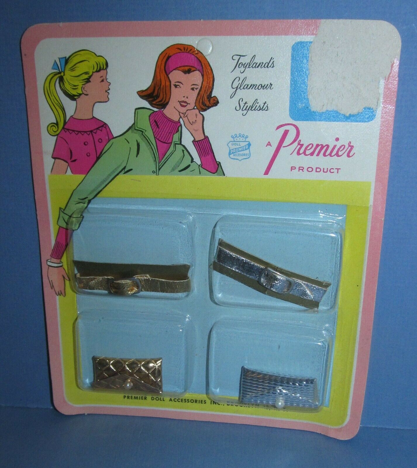 Premier Belts And Purses Mint On Card For Barbie!