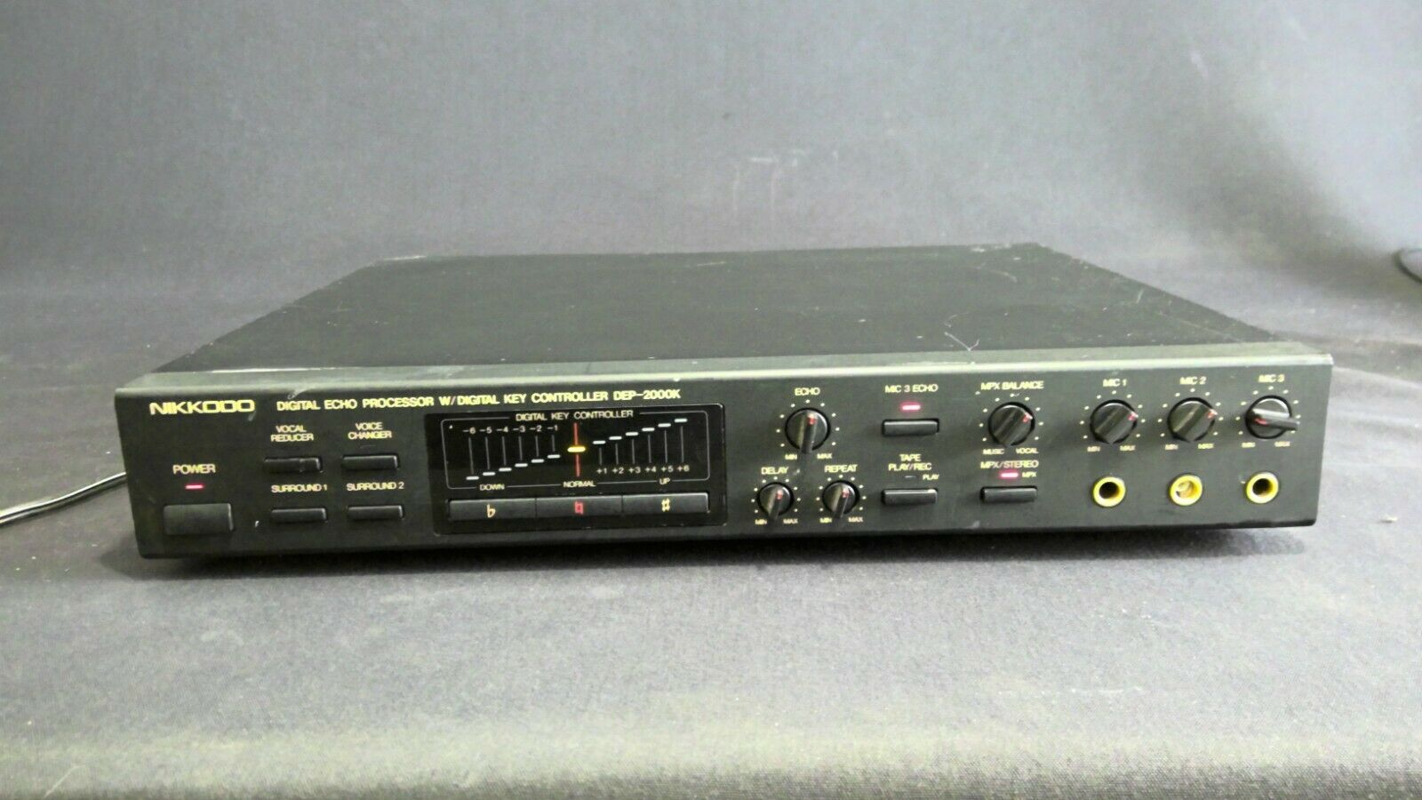 Nikkodo Dep-2000k Digital Echo Processor W/ Digital Key Controller Karaoke Juke