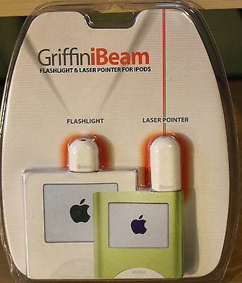 Griffin Ibeam Flashlight Laser Pointer  Ipod Mini New