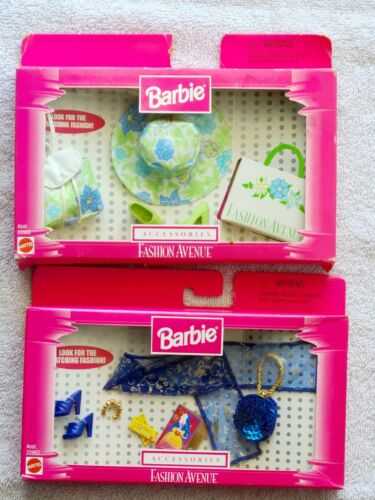 Vintage 1998 Barbie Doll Fashion Avenue Accessories #20963 New In Box