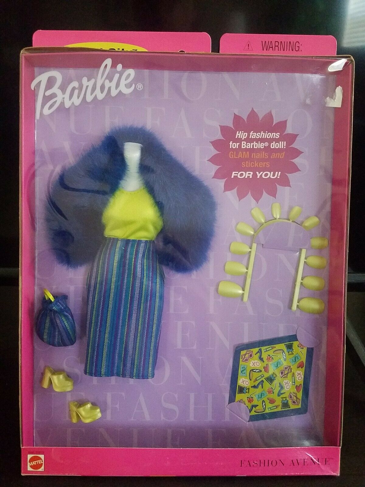 1999 Barbie Fashion Avenue Trend City Styles Outfit 25833 New