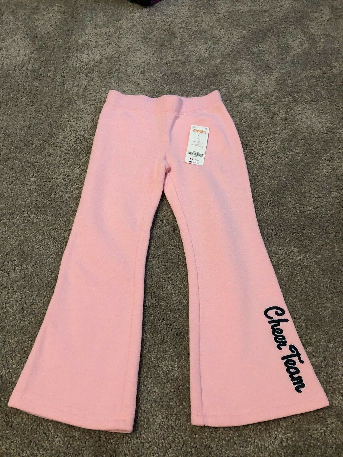 Nwt Gymboree Homecoming Kitty Pink Cheer Sweatpants Girls Size 5